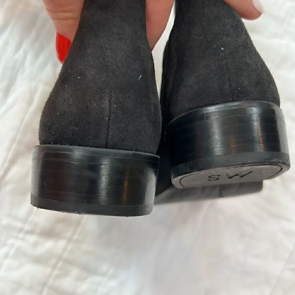Stuart Weitzman Reddy 5050 Suede Over-The-Knee Boots, Black size 6.5 women EUC